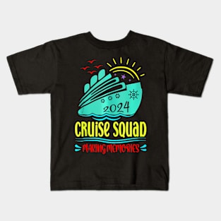 Cruise Squad 2024 Family Vacation Matching Group Summer Kids T-Shirt